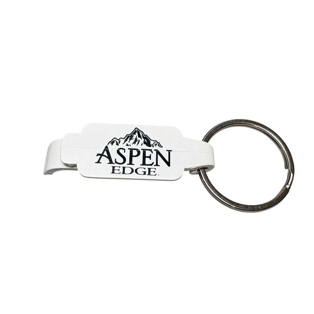 Set‎ of 3 Aspen Edge Beer Bottle Opener Keychain White Mountain Logo Drive Sober